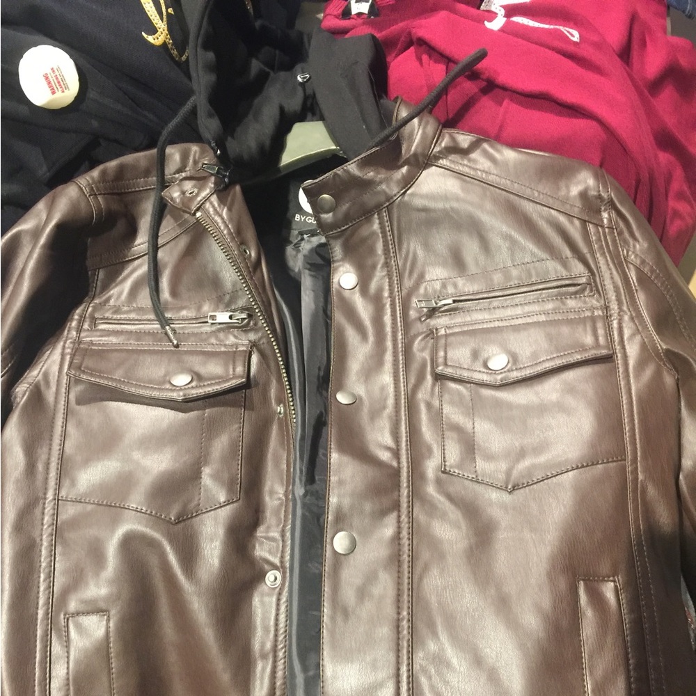 Guess XS Faux Leather biker jacket